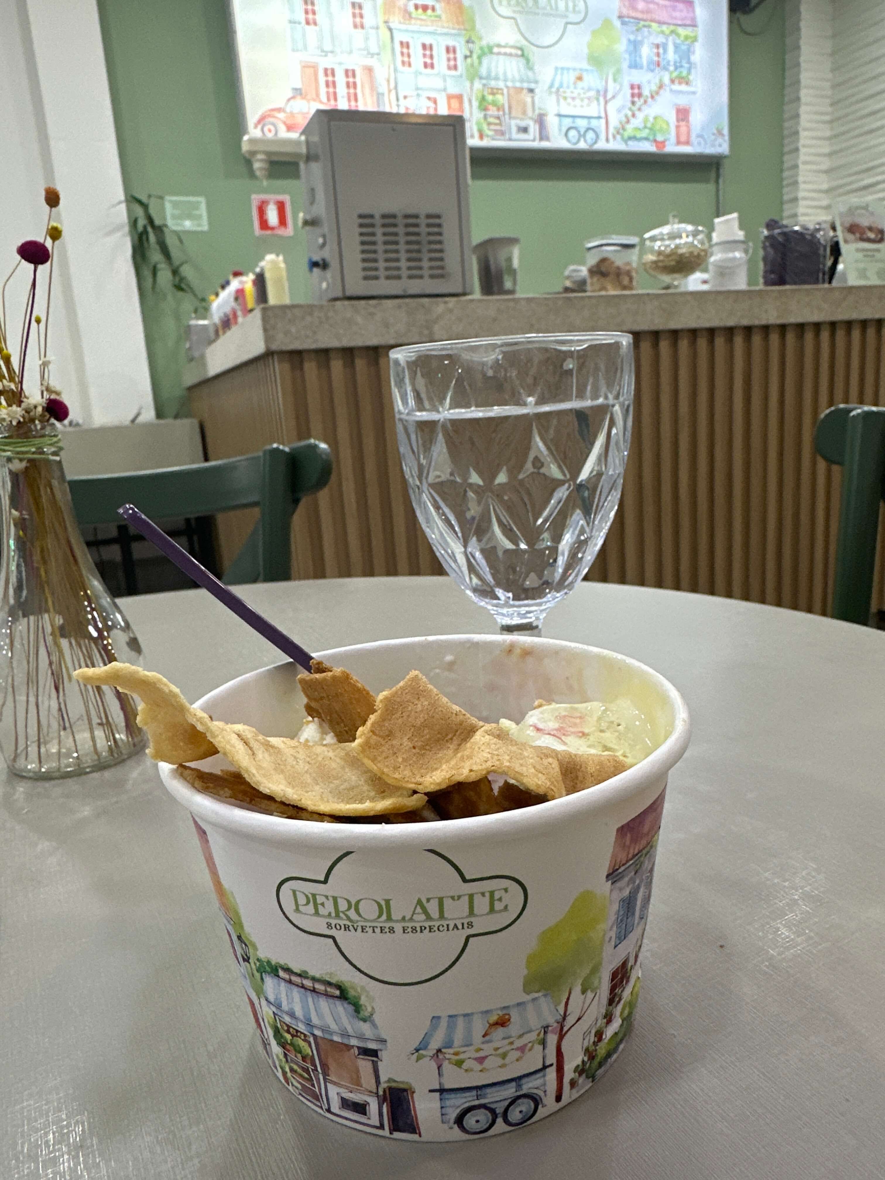 Momento da experiencia Perolatte em uma das lojas