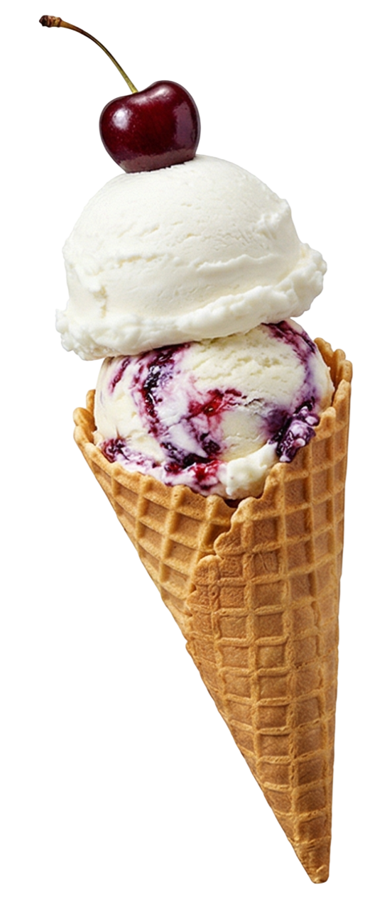 Gelato artesanal cremoso Perolatte